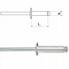 Nity zrywalne W-NASM do łączenia blach 3,2x8mm KLIMAS 50szt. - obrazek 2