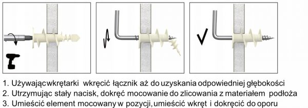 Łącznik samowiercący 13x31 mm z hakiem prostym Koelner DRA01 4 szt - obrazek 4