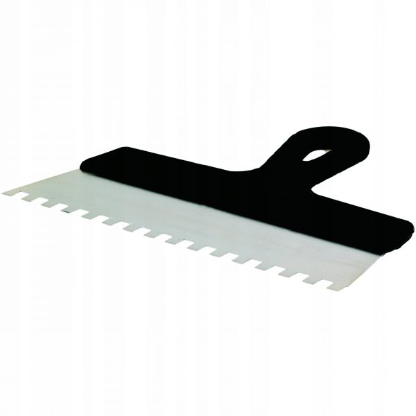 SZPACHLA ZĘBATA NIERDZEWNA 6x150mm MOTIVE, 040 201, DO ZAPRAW KLEJOWYCH