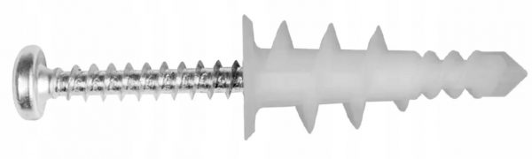 Łącznik samowiercący nylon 16x36 mm z wkrętem 3,9x32 mm Rawlplug DRA01 6szt - obrazek 2